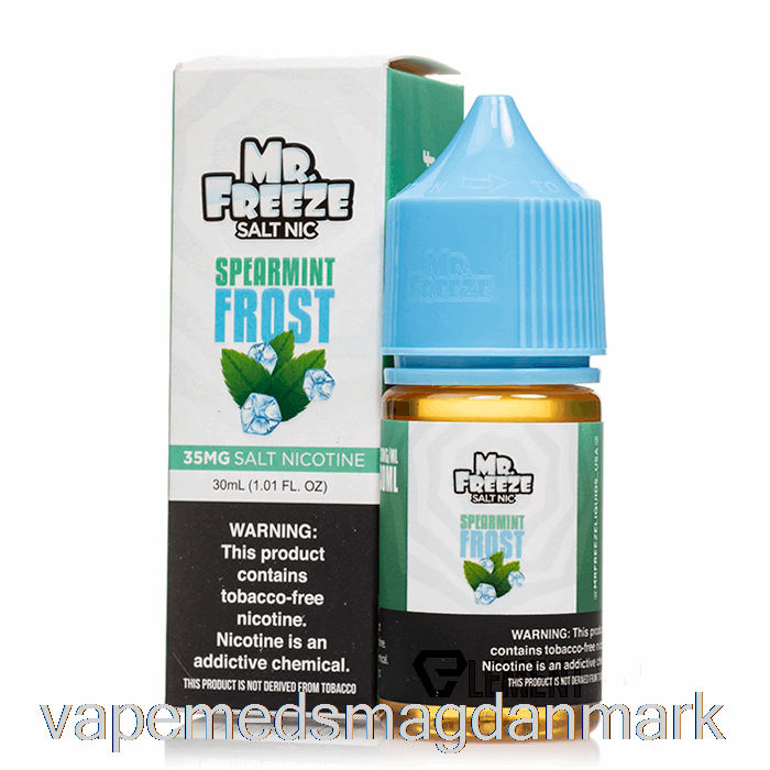 Vape Med Smag Spearmint Frost - Mr Freeze Salt - 30ml 35mg